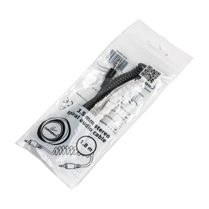 Кабель мультимедійний Jack 3.5mm male/Jack 3.5mm male 1.8m Cablexpert (CCA-405-6) зображення 2