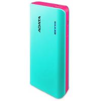 Батарея универсальная ADATA PT100 10000mAh Blue-Pink (APT100-10000M-5V-CTBPK)