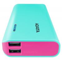 Батарея универсальная ADATA PT100 10000mAh Blue-Pink (APT100-10000M-5V-CTBPK) изображение 3