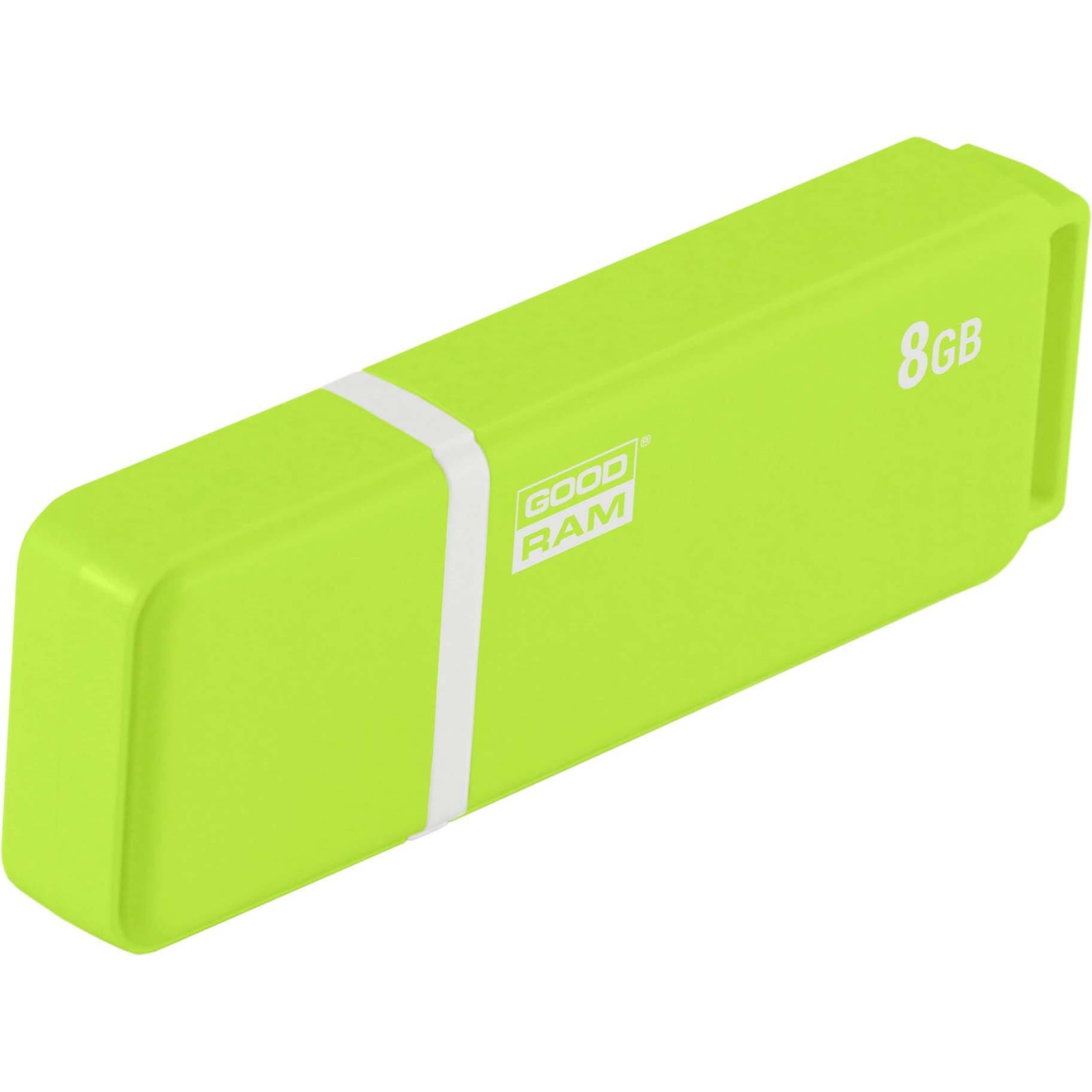 USB флеш накопитель Goodram 8GB UMO2 Green USB 2.0 (UMO2-0080G0R11) изображение 2