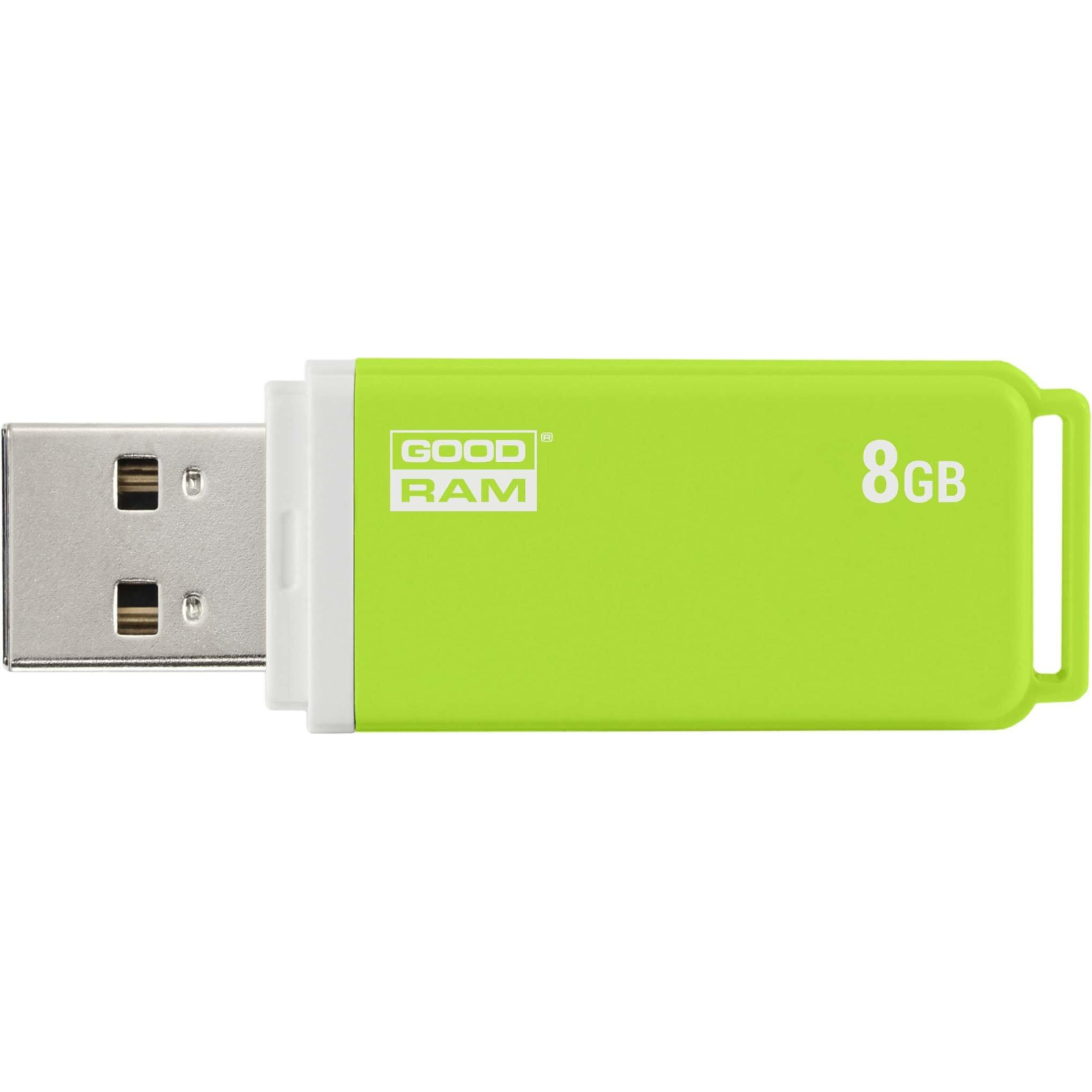 USB флеш накопитель Goodram 8GB UMO2 Green USB 2.0 (UMO2-0080G0R11) изображение 4