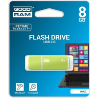 USB флеш накопитель Goodram 8GB UMO2 Green USB 2.0 (UMO2-0080G0R11) изображение 6
