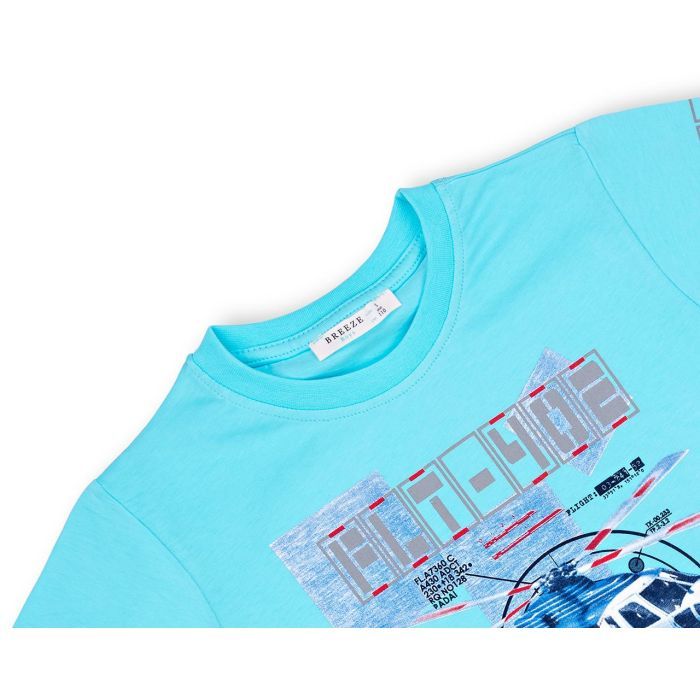 Набор детской одежды Breeze с вертолетом (10970-134B-bluegray) изображение 7