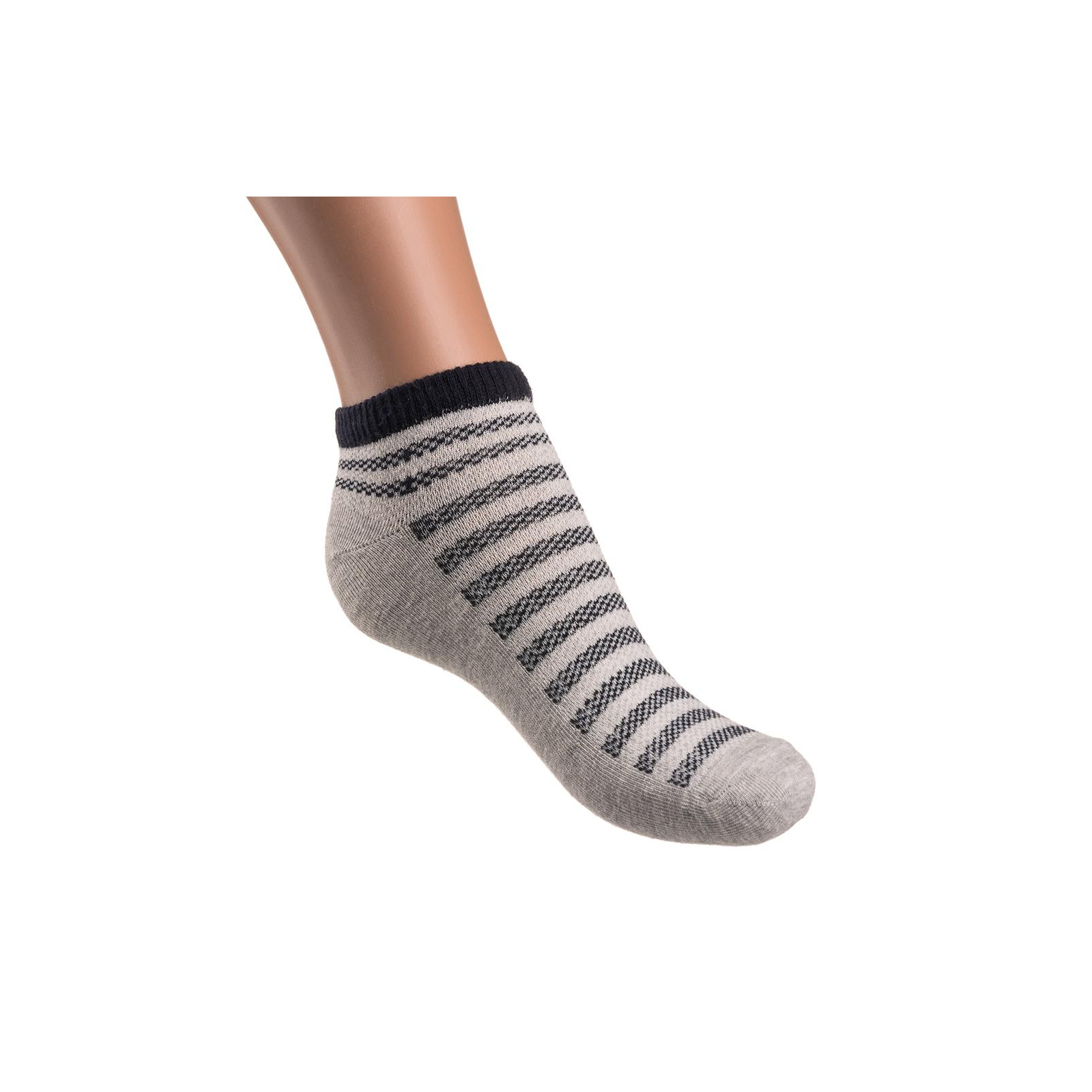 Шкарпетки дитячі Bross смугасті (14716-7-9B-gray)