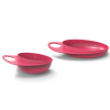 Набор детской посуды Nuvita тарелочки, Easy Eating 2шт. розовая, глубокая и мелкая (NV8461Pink) изображение 2