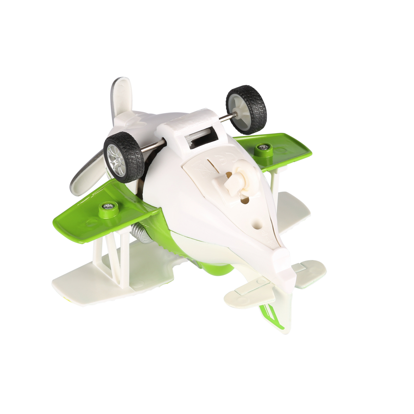Спецтехника Same Toy Самолет металический инерционный Aircraft зеленый со светом (SY8012Ut-4) изображение 4