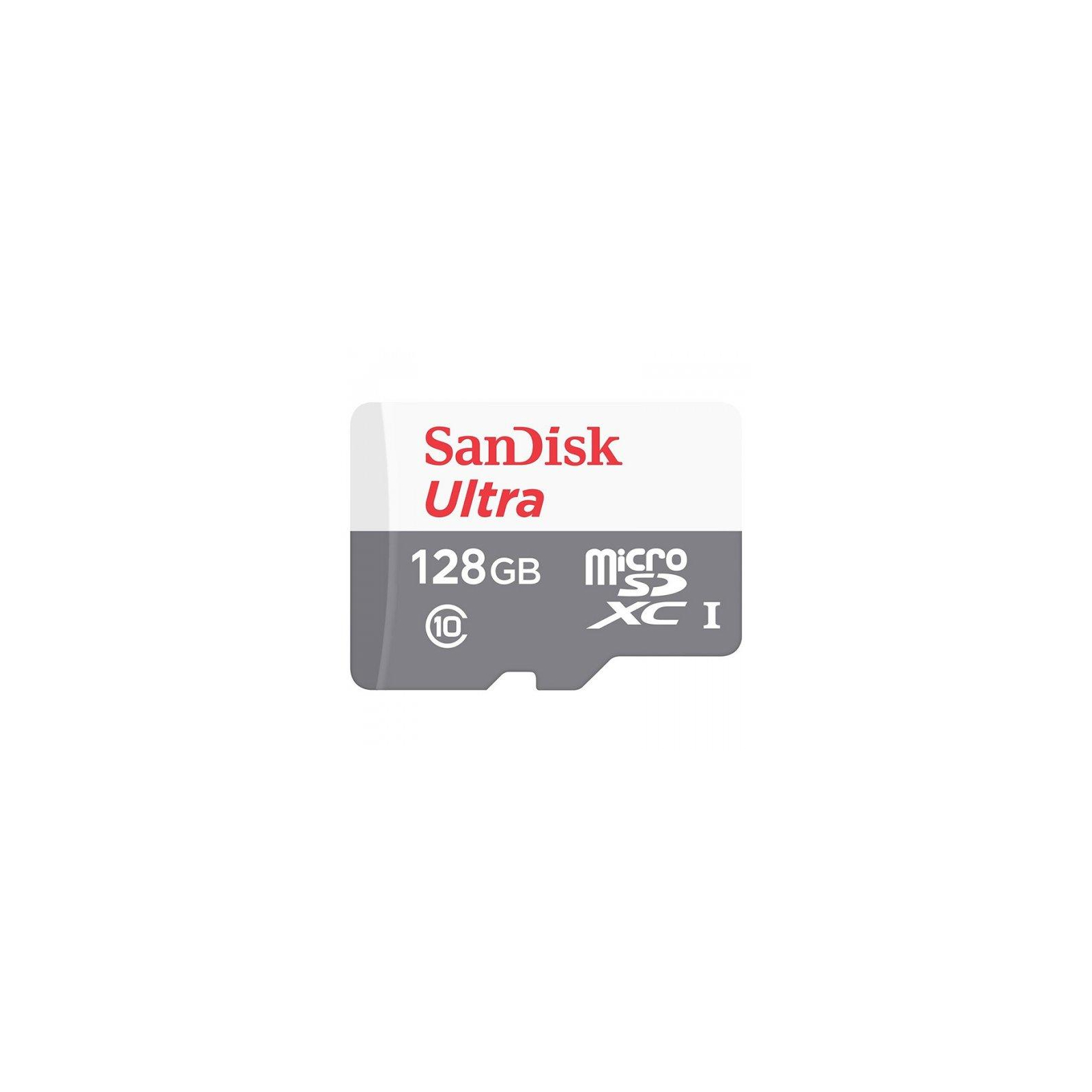 Карта памяти SanDisk 128GB microSDXC class 10 UHS-I Ultra (SDSQUNS-128G-GN6TA) изображение 2