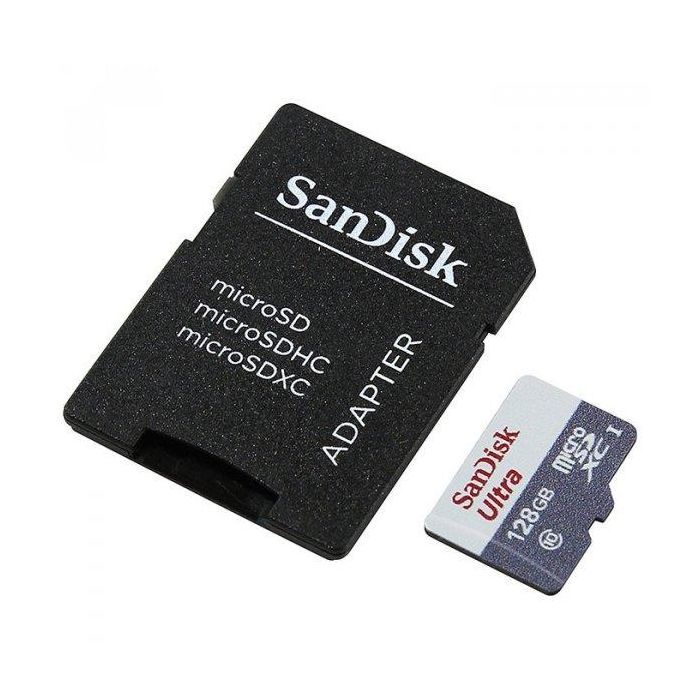 Карта памяти SanDisk 128GB microSDXC class 10 UHS-I Ultra (SDSQUNS-128G-GN6TA) изображение 3
