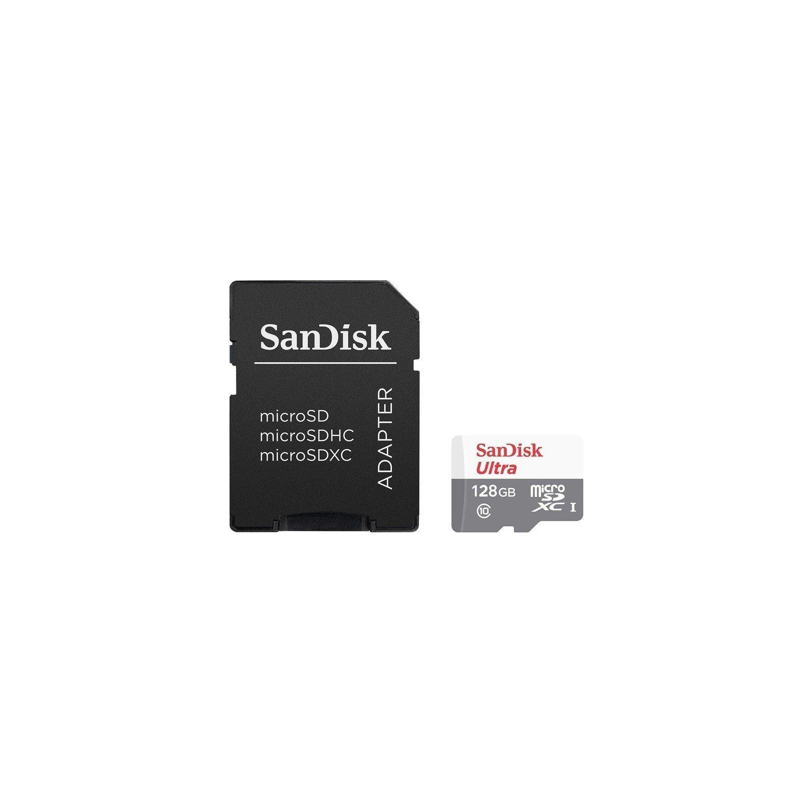 Карта памяти SanDisk 128GB microSDXC class 10 UHS-I Ultra (SDSQUNS-128G-GN6TA)