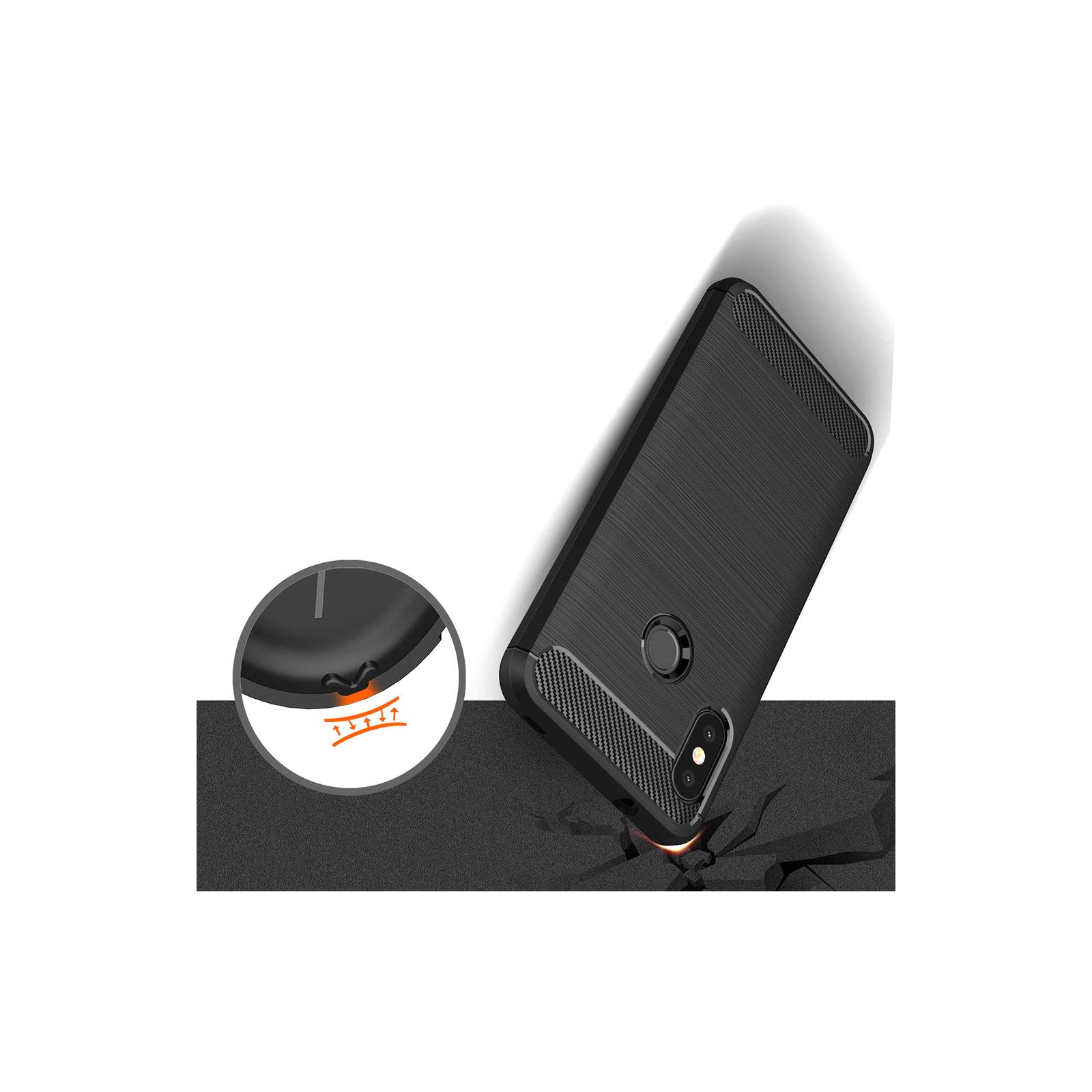 Чехол для мобильного телефона Laudtec для Xiaomi Redmi Note 6 Pro Carbon Fiber (Black) (LT-XRN6P) изображение 6