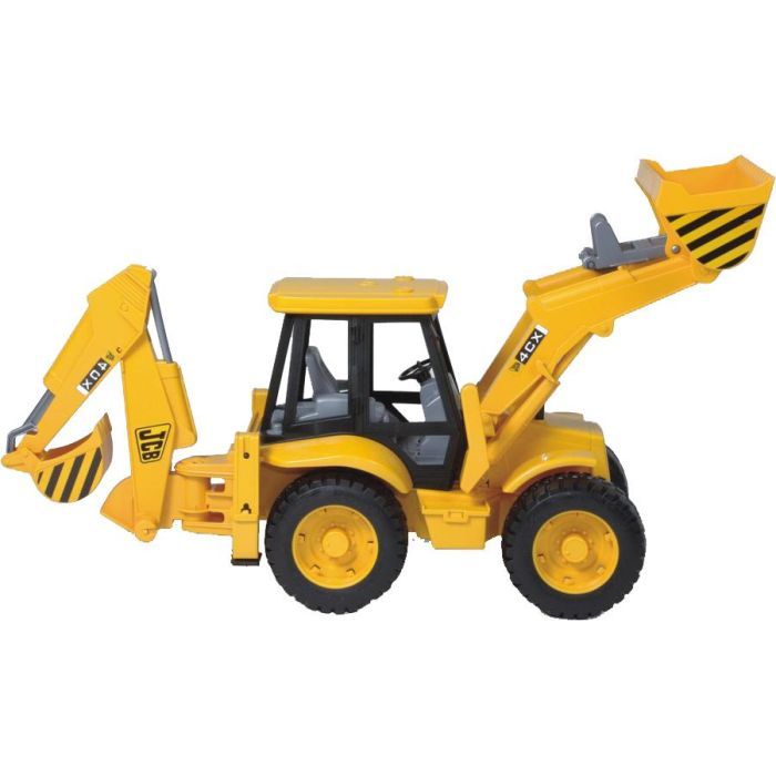 Спецтехника Bruder Дорожный погрузчик с экскаватором JCB 4CX М1:16 (02428) изображение 3