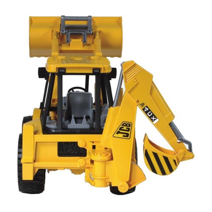 Спецтехника Bruder Дорожный погрузчик с экскаватором JCB 4CX М1:16 (02428) изображение 5