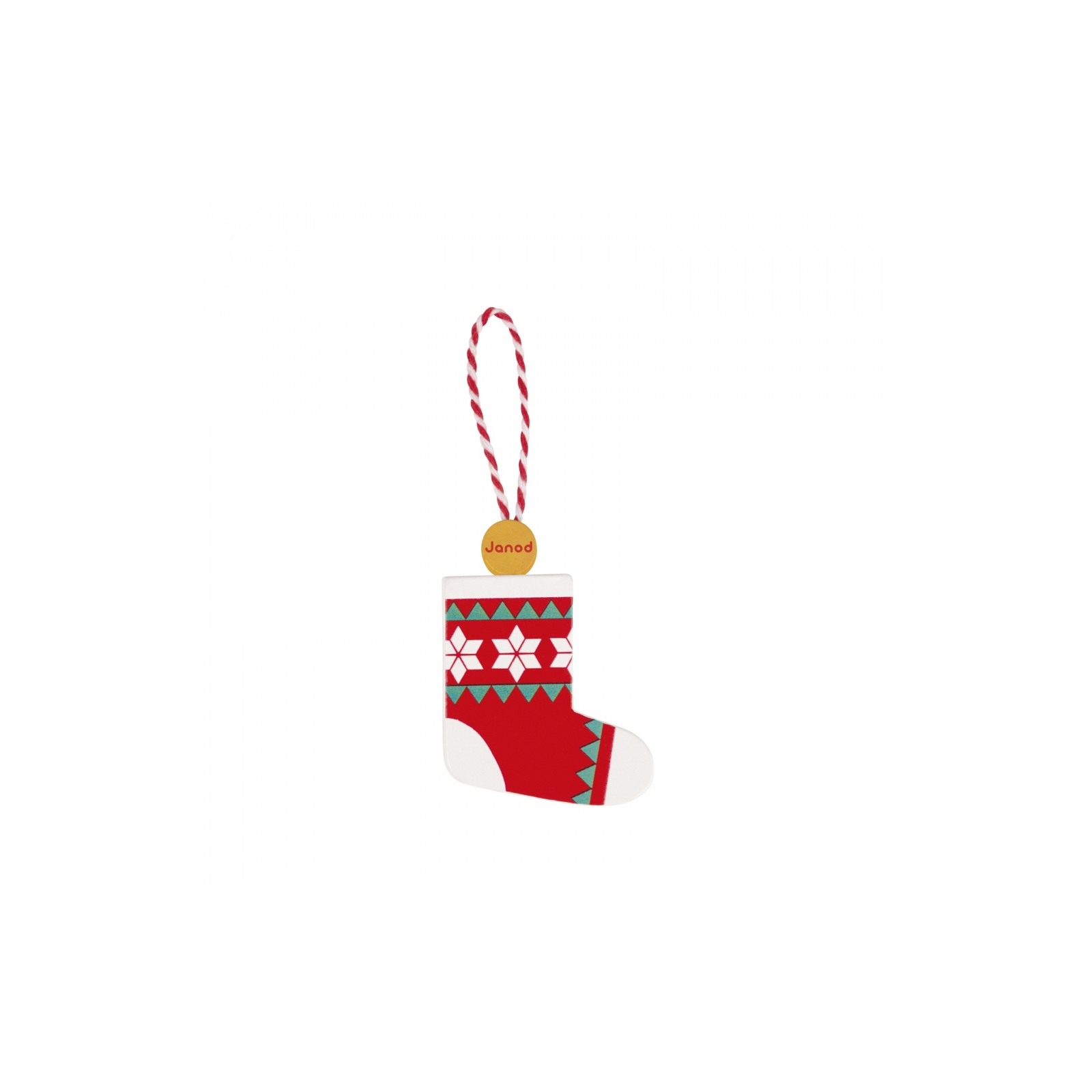Елочная игрушка Janod Рождественские узоры (J04539) изображение 2