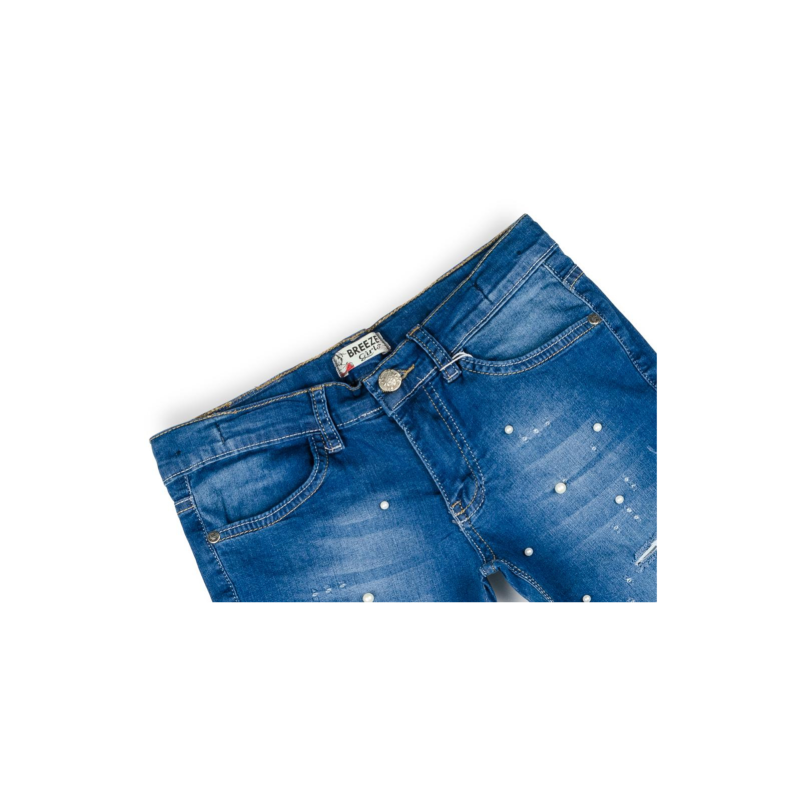 Штаны детские Breeze с жемчужинками (20126-152G-blue) изображение 3