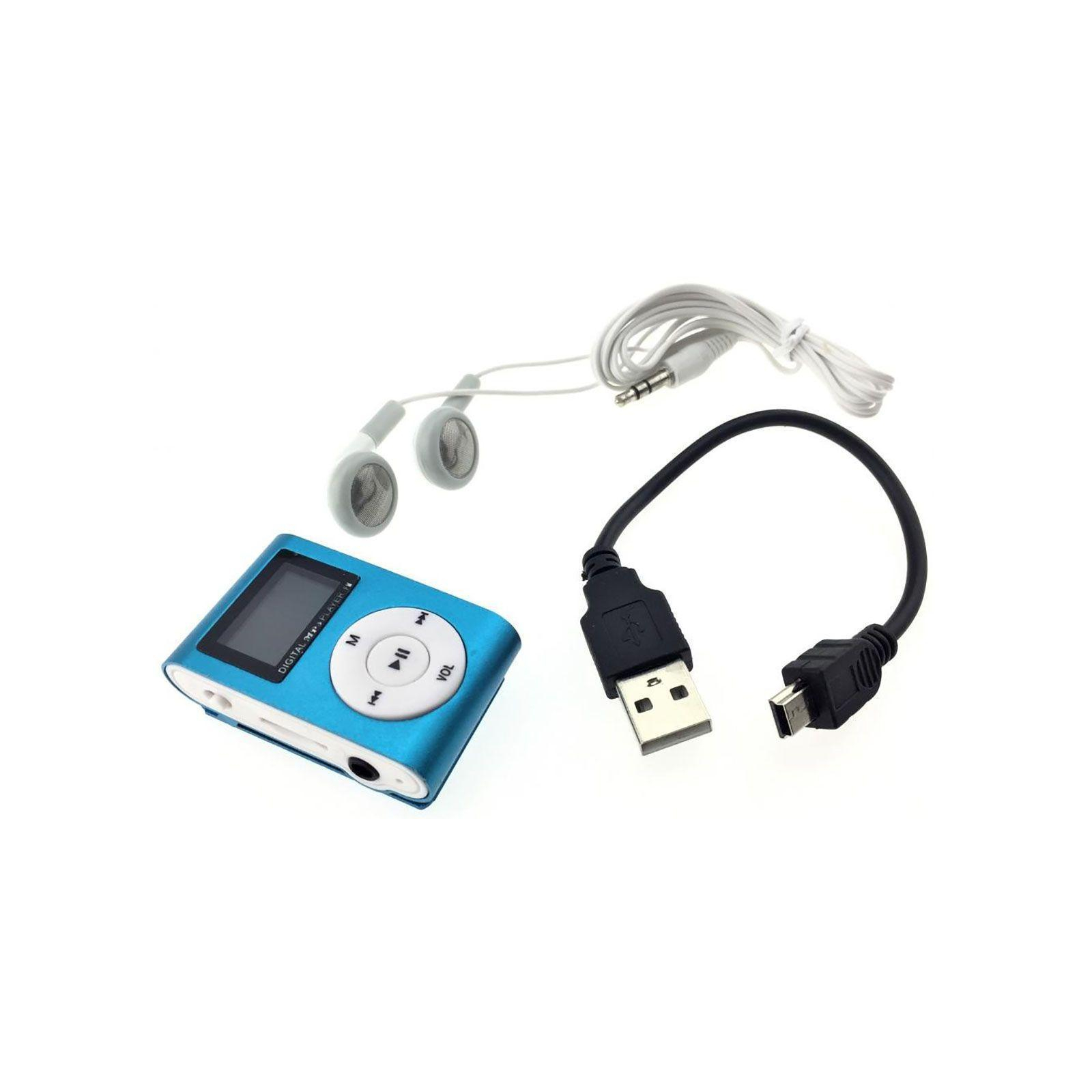 MP3 плеер Toto With display&Earphone Mp3 Blue (TPS-02-Blue) изображение 3