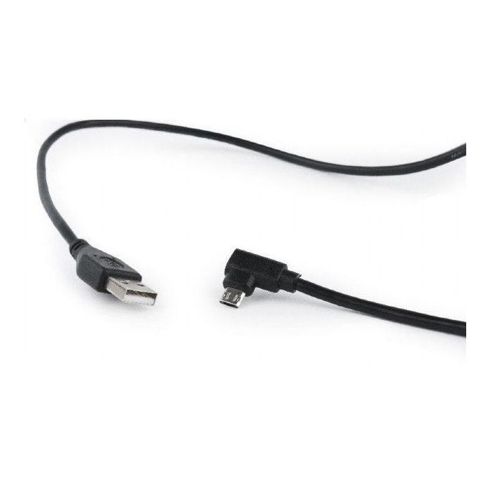 Дата кабель USB 2.0 AM to Micro 5P 1.8m угловой Cablexpert (CCB-USB2-AMmDM90-6)