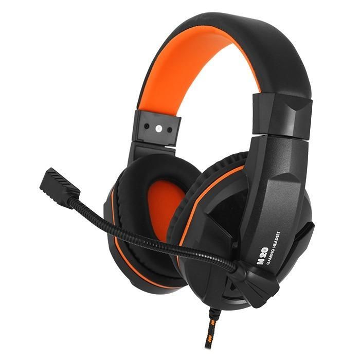 Наушники Gemix N20 White-Black-Orange Gaming