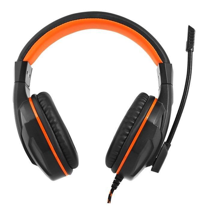 Наушники Gemix N20 White-Black-Orange Gaming изображение 2