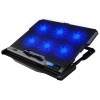 Підставка до ноутбука Omega Laptop Cooler pad COOLWAVE 6X fan black (OMNCP6F)