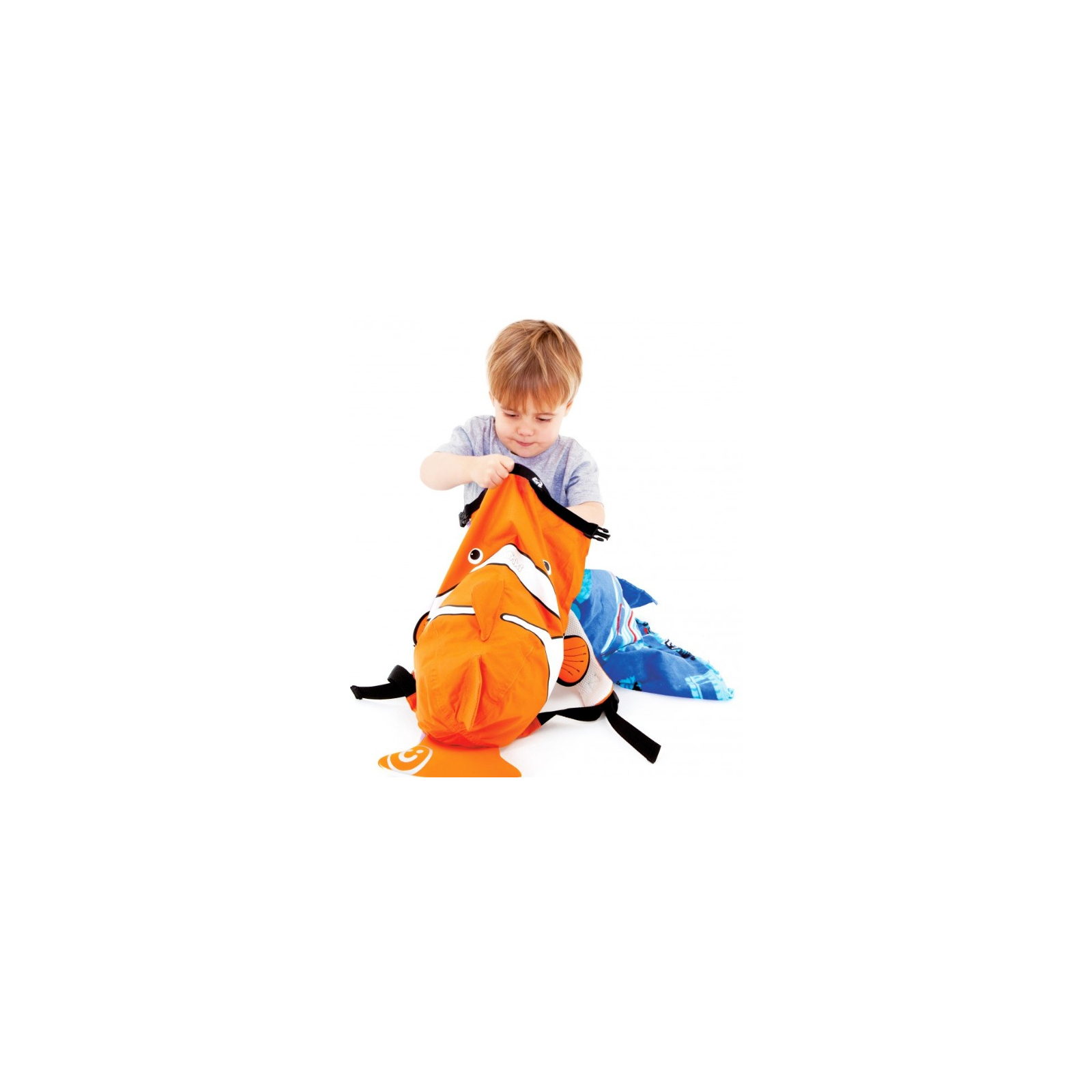 Рюкзак детский Trunki PaddlePak Рыбка Оранжевый (0112-GB01-NP) изображение 4