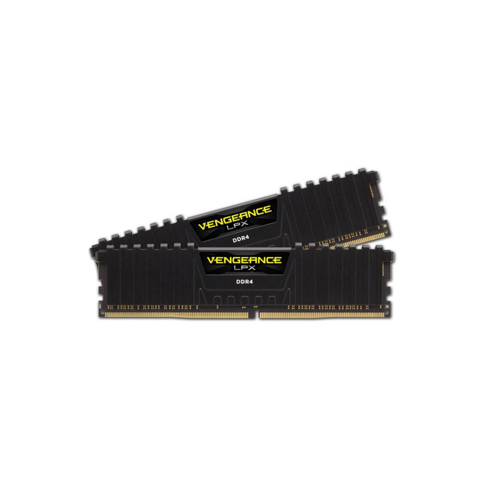 Модуль пам'яті для комп'ютера DDR4 16GB (2x8GB) 3600 MHz Vengeance LPX Black Corsair (CMK16GX4M2D3600C18) зображення 2
