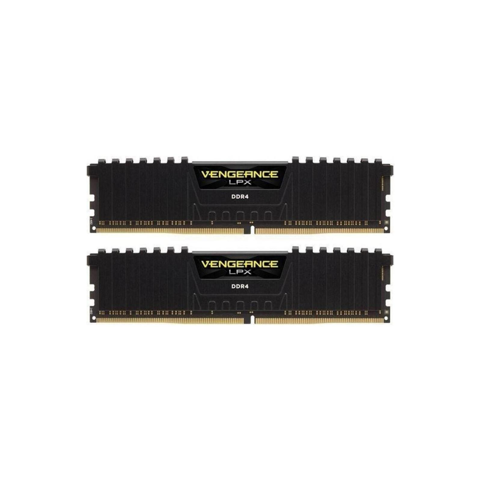 Модуль пам'яті для комп'ютера DDR4 64GB (2x32GB) 3600 MHz Vengeance LPX Black Corsair (CMK64GX4M2D3600C18)