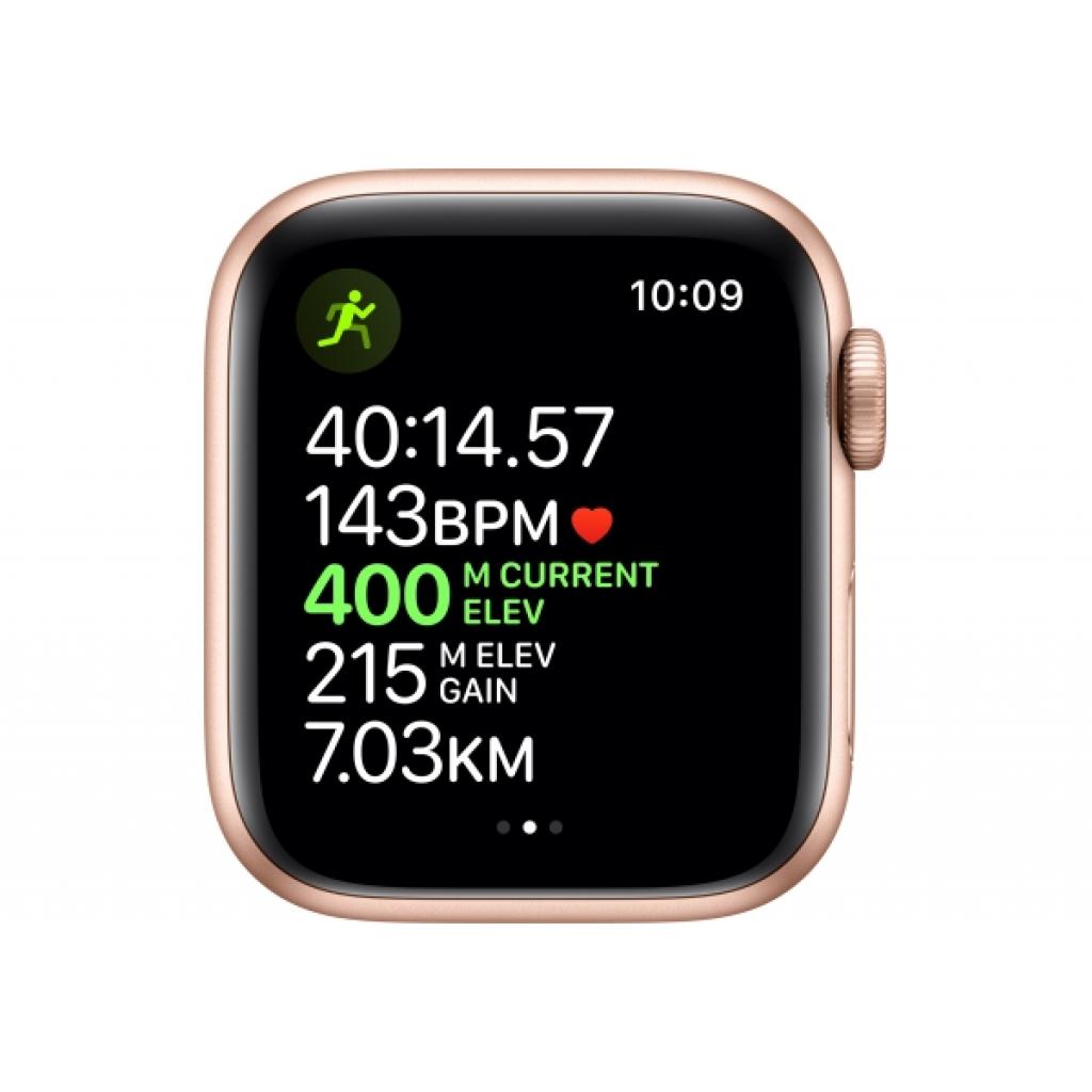 Смарт-годинник Apple Watch Series 5 GPS, 40mm Gold Aluminium Case with Pink Sand (MWV72UL/A) зображення 3