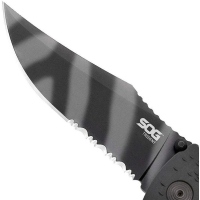 Нож SOG Trident Black Blade Serrated (TF3-BX) изображение 2