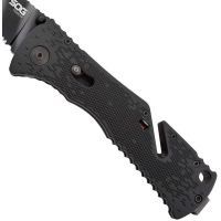 Нож SOG Trident Black Blade Serrated (TF3-BX) изображение 3