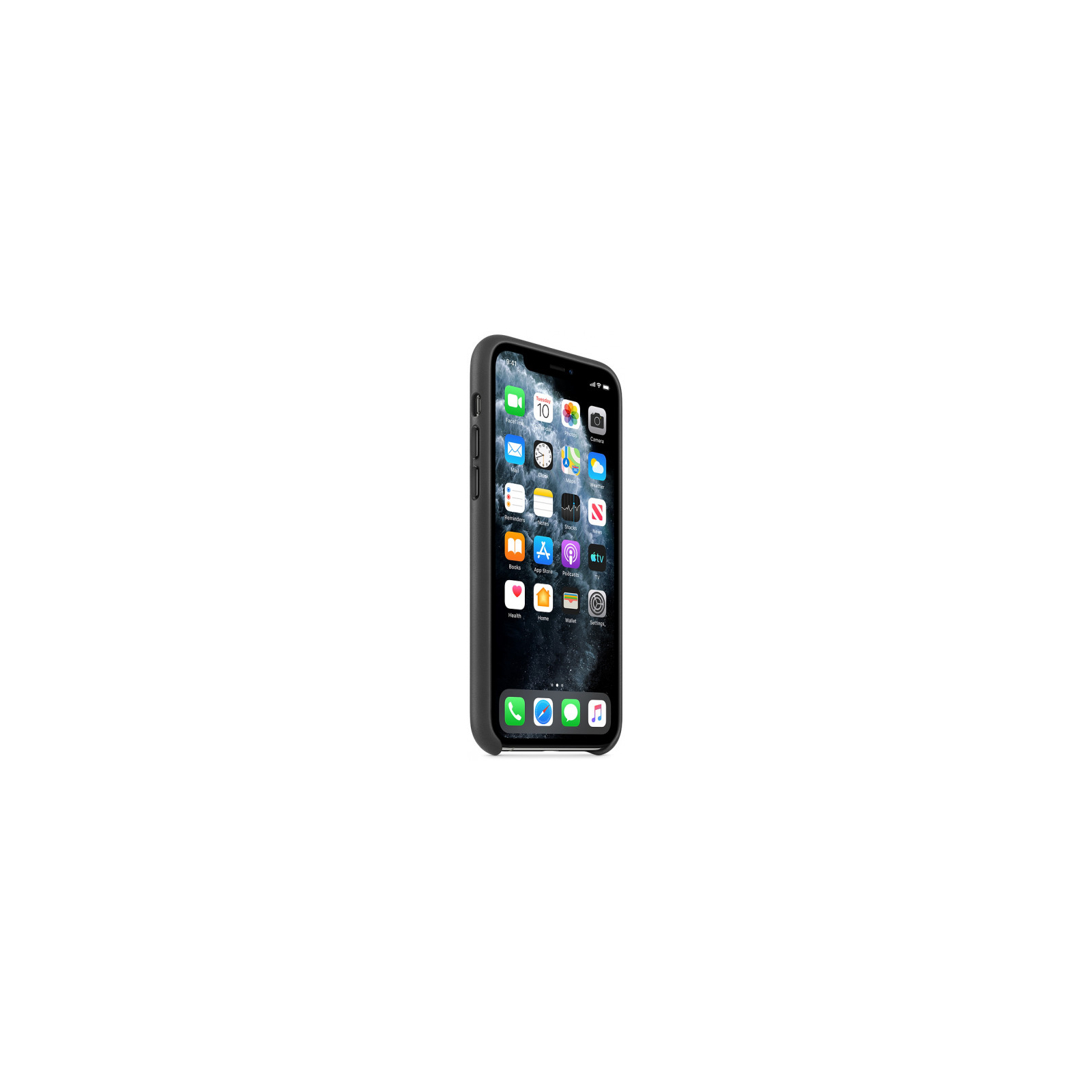 Чехол для мобильного телефона Apple iPhone 11 Pro Leather Case - Black (MWYE2ZM/A) изображение 5