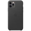 Чехол для мобильного телефона Apple iPhone 11 Pro Leather Case - Black (MWYE2ZM/A)