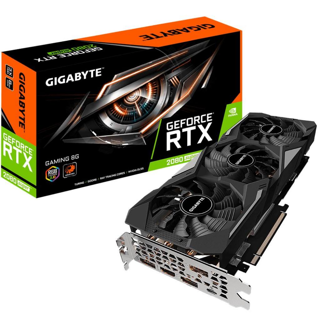 Відеокарта GIGABYTE GeForce RTX2080 SUPER 8192Mb GAMING (GV-N208SGAMING-8GC)