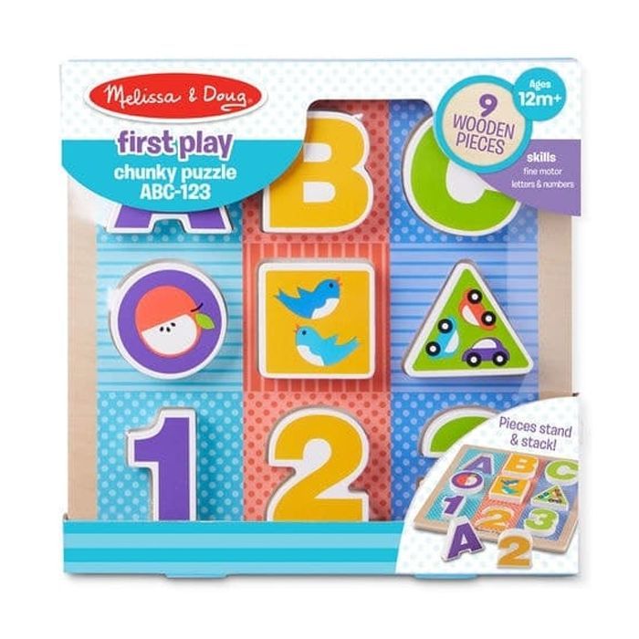 Розвиваюча іграшка Melissa&Doug Пазл Літери/Цифри (MD1899)