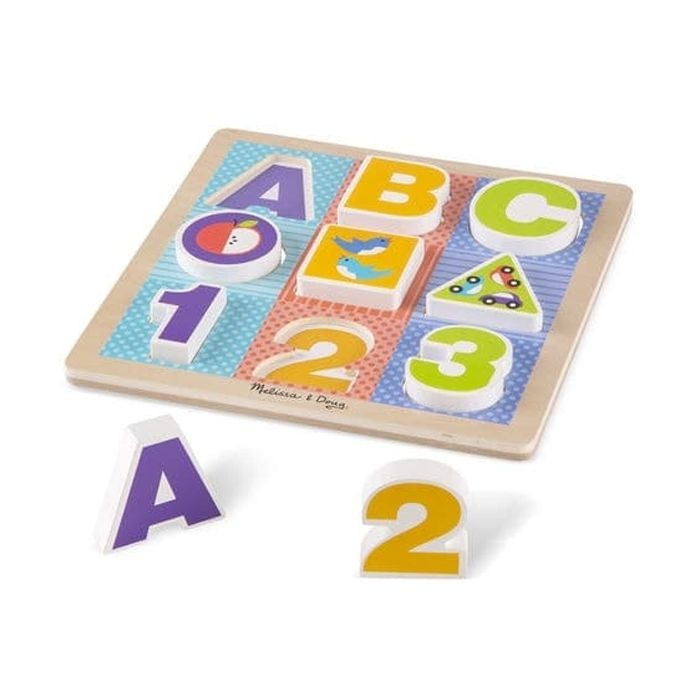 Розвиваюча іграшка Melissa&Doug Пазл Літери/Цифри (MD1899) зображення 2