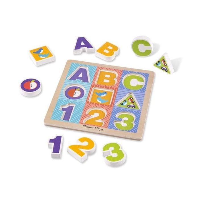 Розвиваюча іграшка Melissa&Doug Пазл Літери/Цифри (MD1899) зображення 3