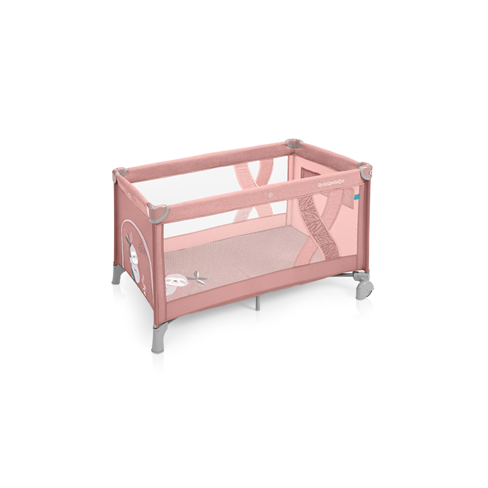 Дитячий манеж Baby Design Simple 08 Pink (Simple 08 2019)
