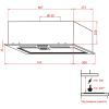 Витяжка кухонна Weilor PBS 72650 GLASS WH 1250 LED Strip зображення 11
