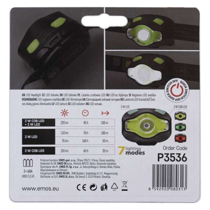Ліхтар EMOS P3536 зображення 6