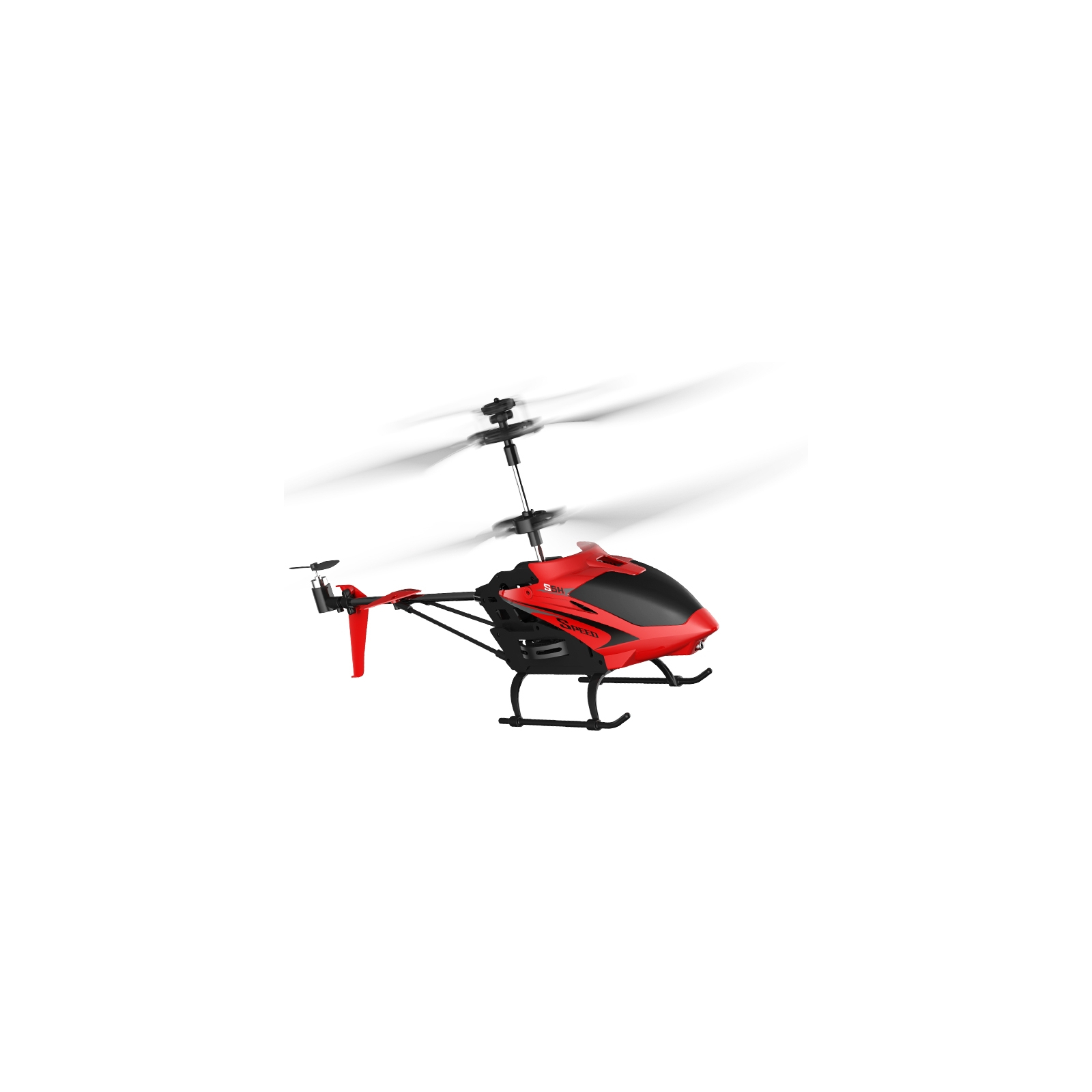 Радиоуправляемая игрушка Syma Вертолёт 2.4 ГГц 23 см со светом, барометром (S5H_red) изображение 3