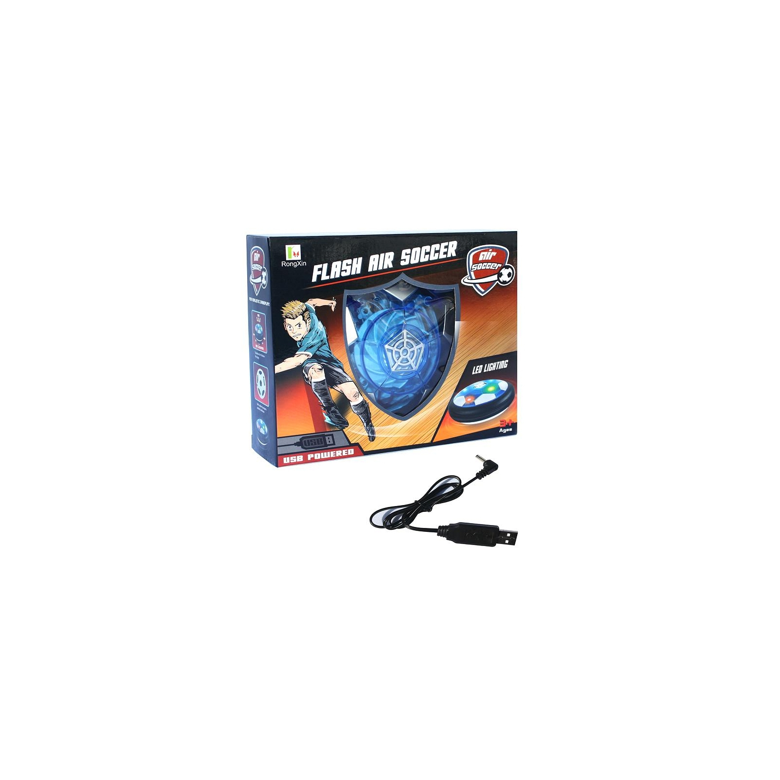 Игровой набор Rongxin Аэромяч Hover Ball с подсветкой 18 см (RX3381B) изображение 3