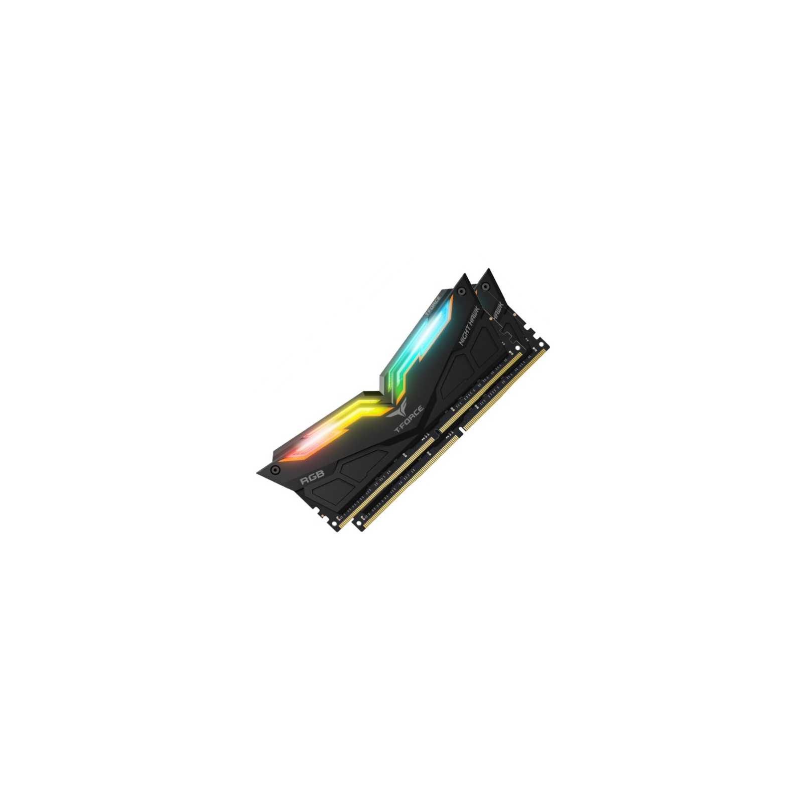 Модуль пам'яті для комп'ютера DDR4 32GB (2x16GB) 3200 MHz T-Force Night Hawk RGB Black Team (TF1D432G3200HC16CDC01) зображення 3