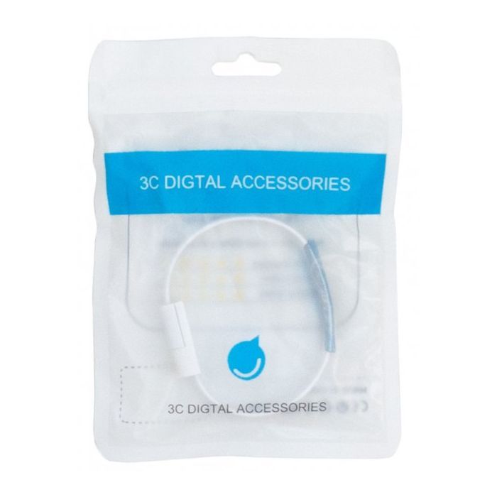 Дата кабель USB 2.0 AM to Micro 5P 0.2m браслет white Extradigital (KBU1781) зображення 2