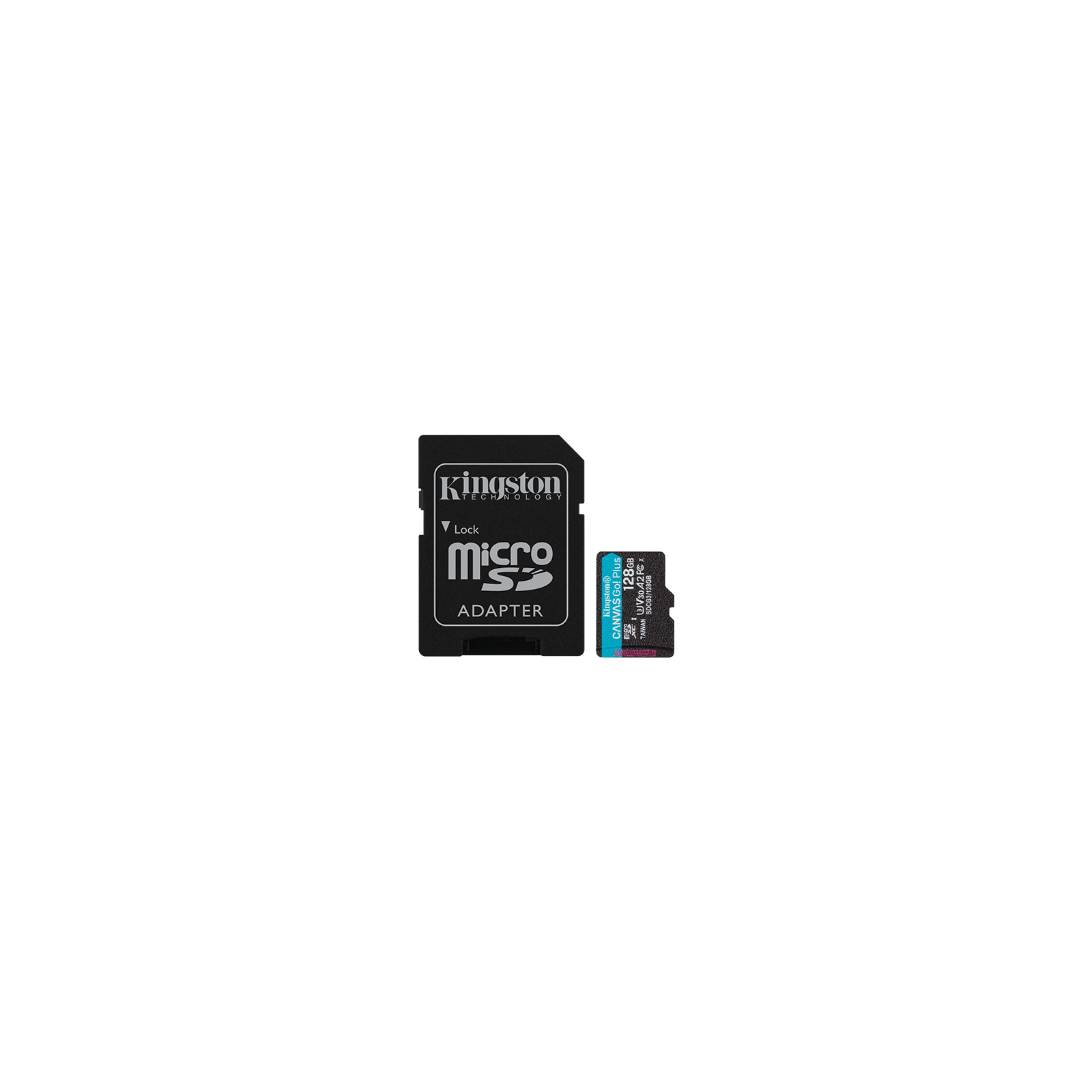 Карта пам'яті Kingston 128GB microSDXC class 10 UHS-I U3 A2 Canvas Go Plus (SDCG3/128GB)
