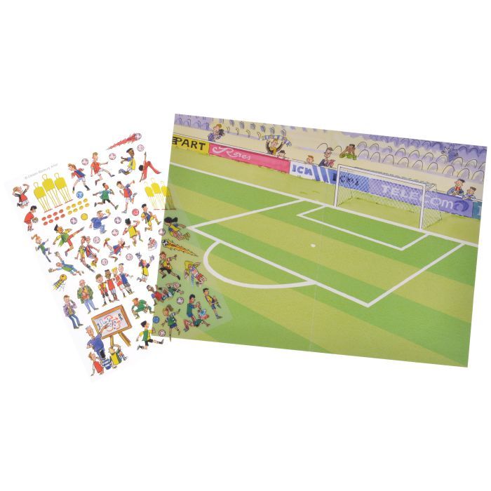 Набір для творчості Scribble down Перевідні наклейки Футбол (SD/16) зображення 2