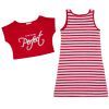 Плаття дитяче Breeze в смужку з топом (12358-128G-red) зображення 3