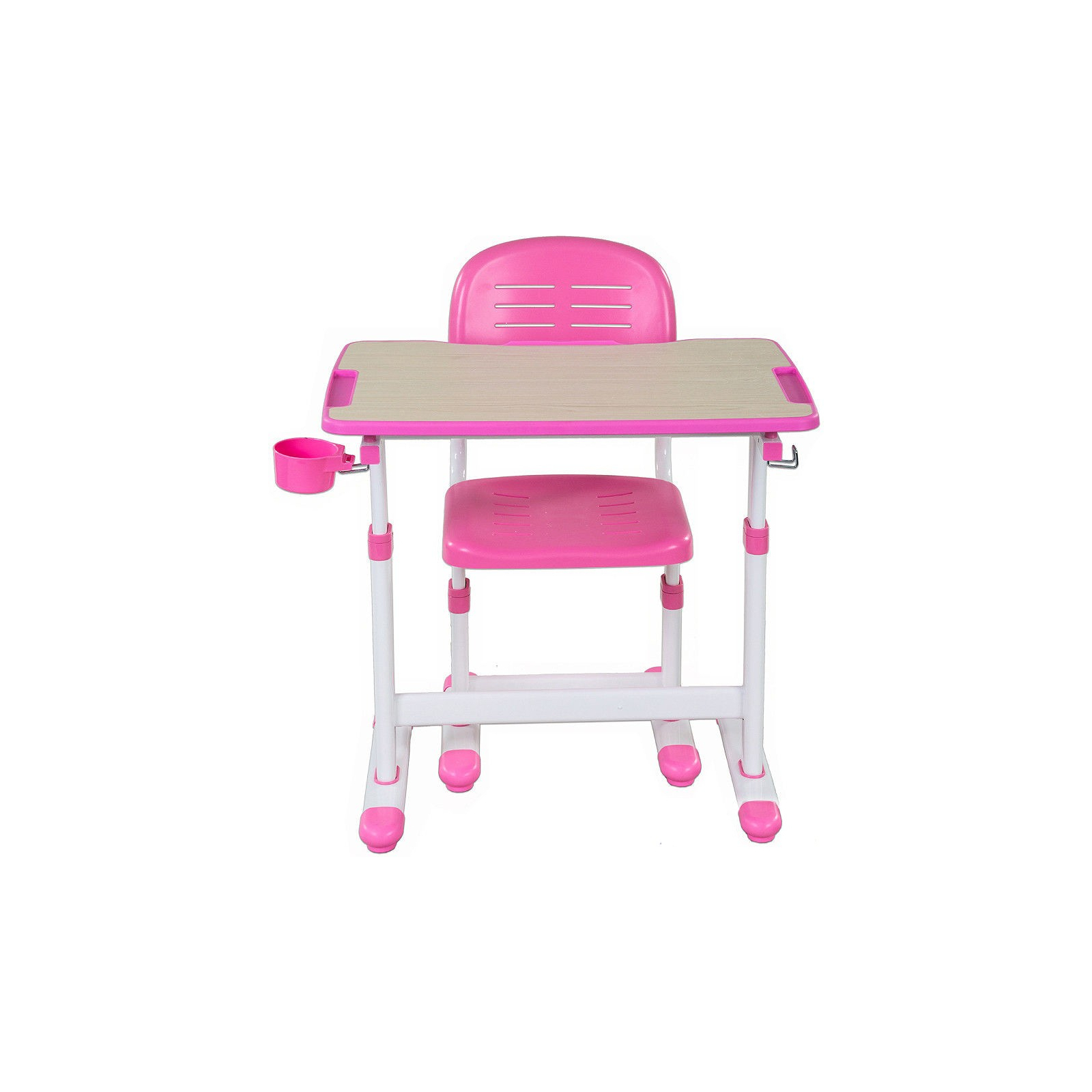 Парта со стулом FunDesk Piccolino II Pink (212116) изображение 4