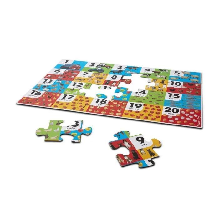 Пазл Melissa&Doug Мега "Числа - Ферма", 24 елемента (MD31002) зображення 3
