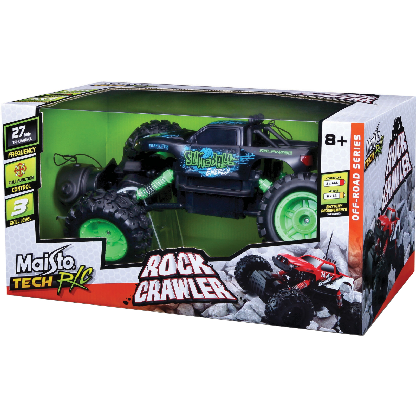 Радиоуправляемая игрушка Maisto Rock Crawler зелёный (81152 green) изображение 3