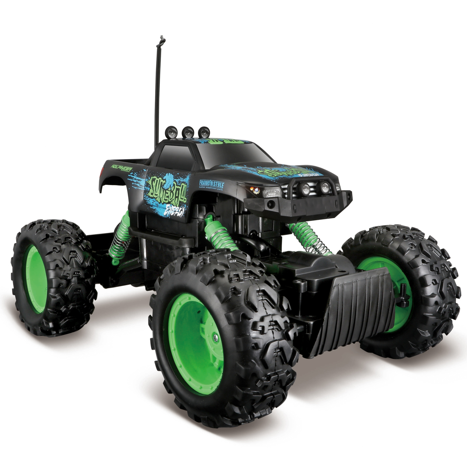 Радиоуправляемая игрушка Maisto Rock Crawler зелёный (81152 green)