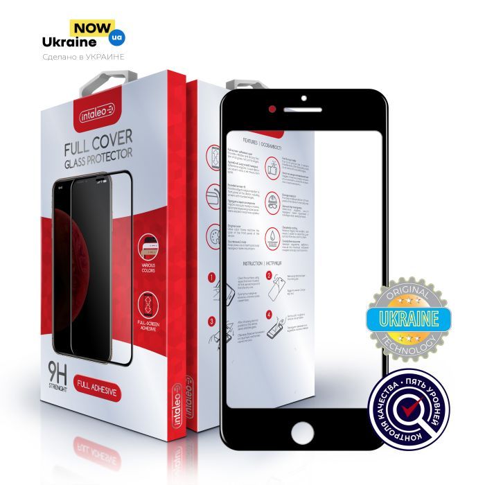 Стекло защитное Intaleo Full Glue Apple iPhone 7/8 Plus (1283126497513)